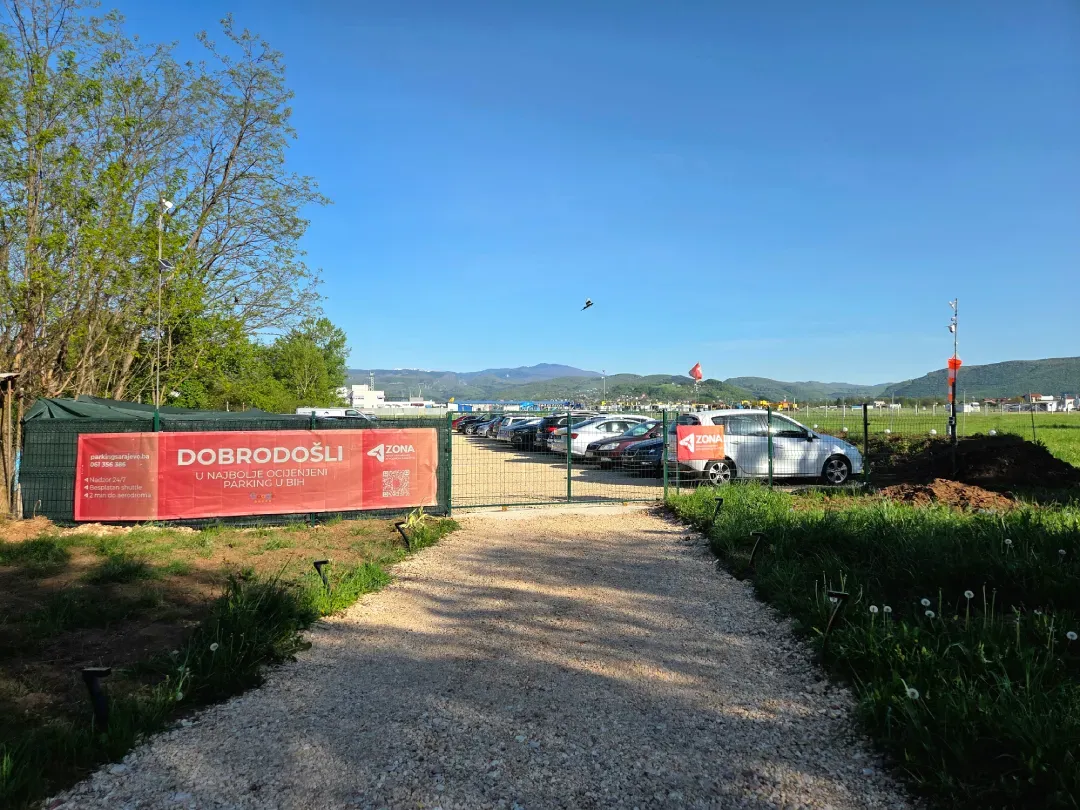 Označeni ulaz u ZONA parking